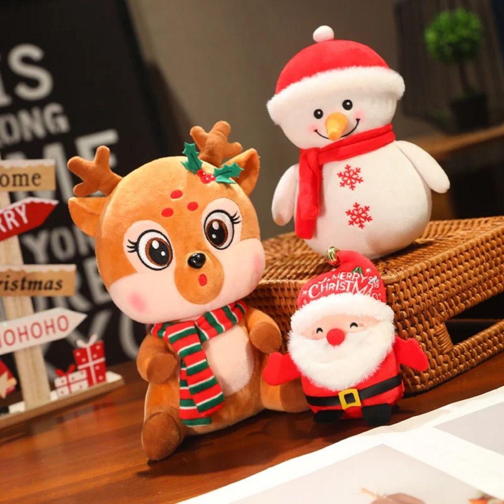 Christmas Tree Christmas Stuffed Plush Toys Snowman 3D Stuffed Animals Elk Toy Toddler 10cm-Elk
Christmas Tree Christmas Stuffed Plush Toys Snowman 3D Stuffed Animals Elk Toy Toddler 10cm-Elk