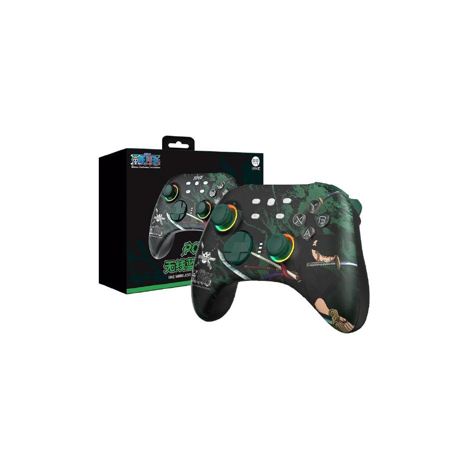 Беспроводной контроллер Roronooa Zoro для ПК / Nintendo -Switch 15.5*10.7*5cm чёрный/зелёный
Беспроводной контроллер Roronooa Zoro для ПК / Nintendo -Switch 15.5*10.7*5cm чёрный/зелёный