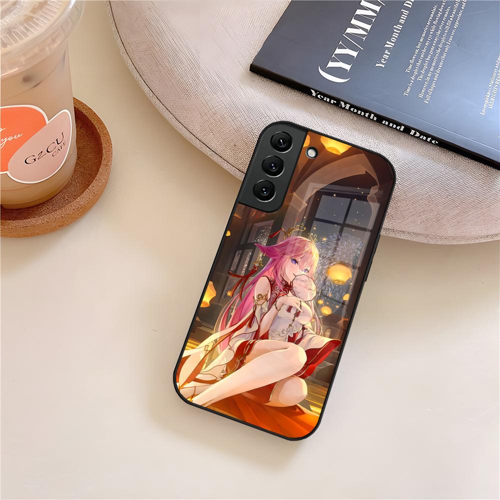 Yae Miko Phone Case Glass For Samsung Galaxy S25 S23 S24 S21 S22 S20 Ultra Fe Plus A15 A14 Cover Samsung S20 Ultra
Yae Miko Phone Case Glass For Samsung Galaxy S25 S23 S24 S21 S22 S20 Ultra Fe Plus A15 A14 Cover Samsung S20 Ultra