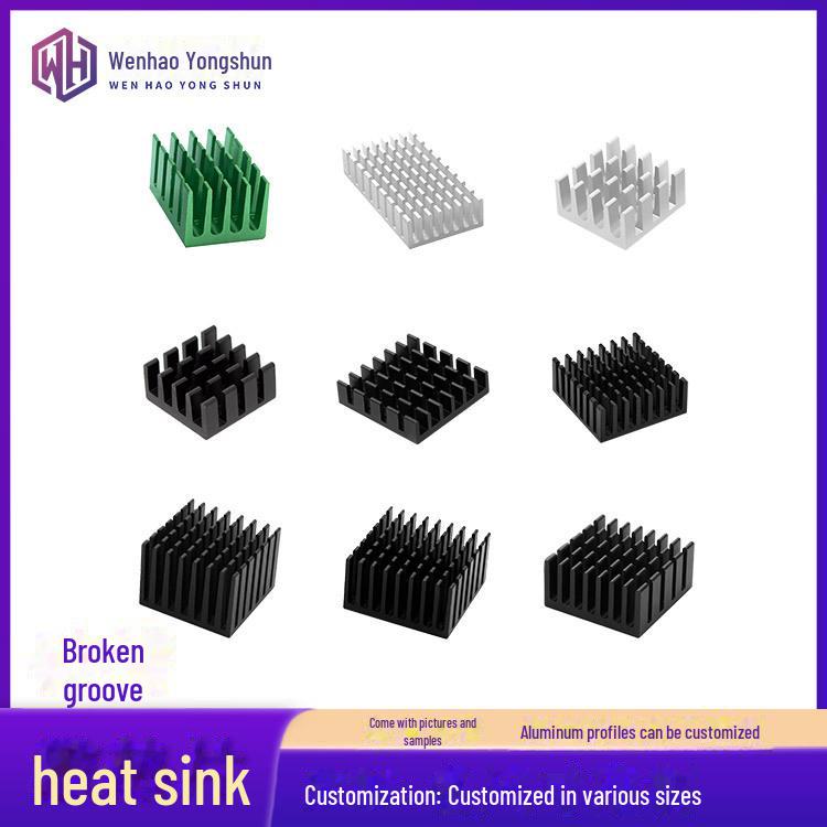 Aluminum Profile Heat Sink for Electronics with High Thermal Conductivity Heatsink 14*7*14mm White
Aluminum Profile Heat Sink for Electronics with High Thermal Conductivity Heatsink 14*7*14mm White