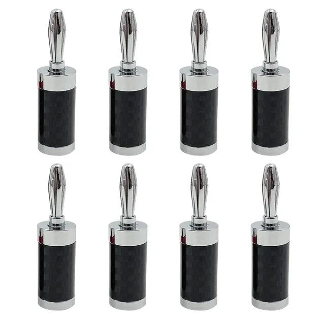 8PCS 4mm Rhodium Plated Banana Plug Socket Horn Audio Video Welding Free Terminal Jack Joint Speaker
8PCS 4mm Rhodium Plated Banana Plug Socket Horn Audio Video Welding Free Terminal Jack Joint Speaker