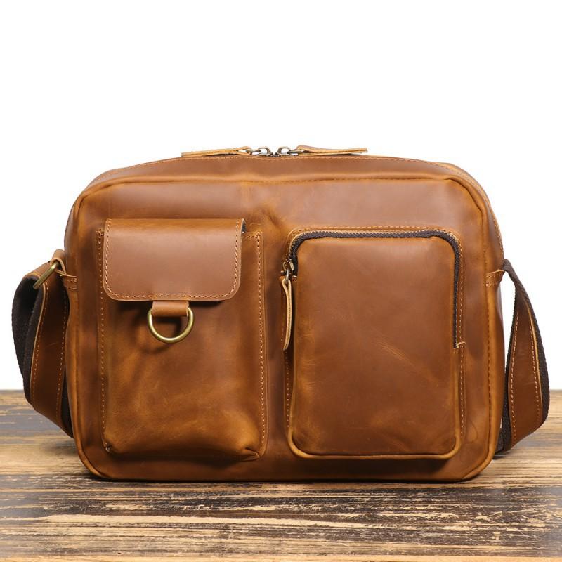 Handmade Top Layer Cowhide Crossbody Bag Casual Men s Large Capacity Shoulder Genuine Leather Retro Mailman
Handmade Top Layer Cowhide Crossbody Bag Casual Men s Large Capacity Shoulder Genuine Leather Retro Mailman
