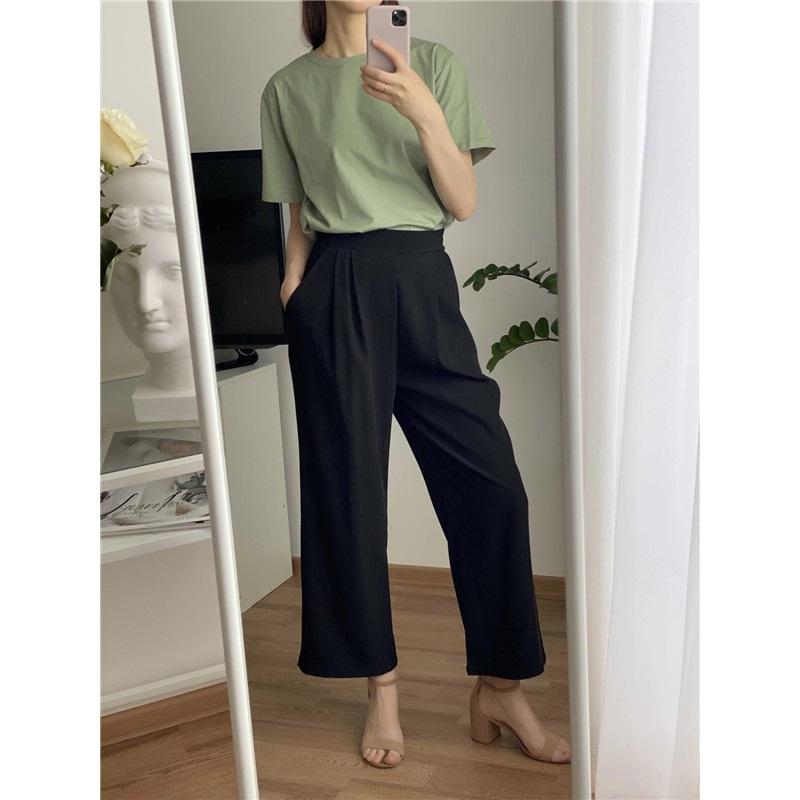 Spring High Waist Drape Casual Pants European and American Style Versatile Loose Flared Trousers for Women L чёрный
Spring High Waist Drape Casual Pants European and American Style Versatile Loose Flared Trousers for Women L чёрный