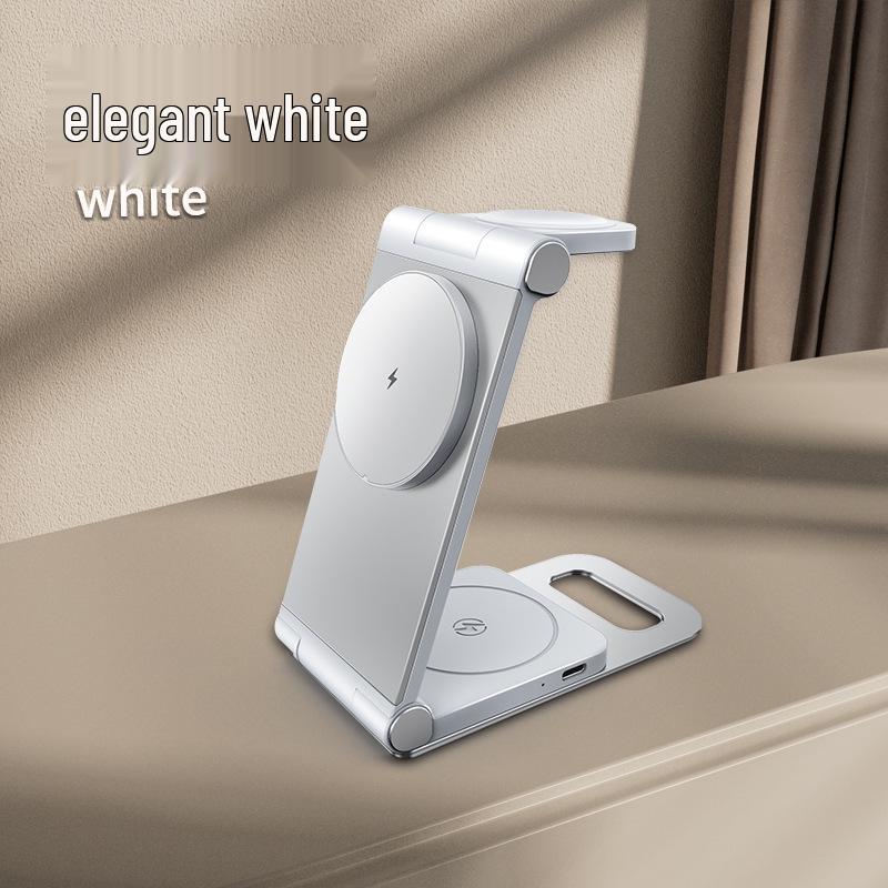 Magnetic 3-in-1 Wireless Charger for Phone, Watch & Earbuds - Fast Charging Alloy Stand
Magnetic 3-in-1 Wireless Charger for Phone, Watch & Earbuds - Fast Charging Alloy Stand