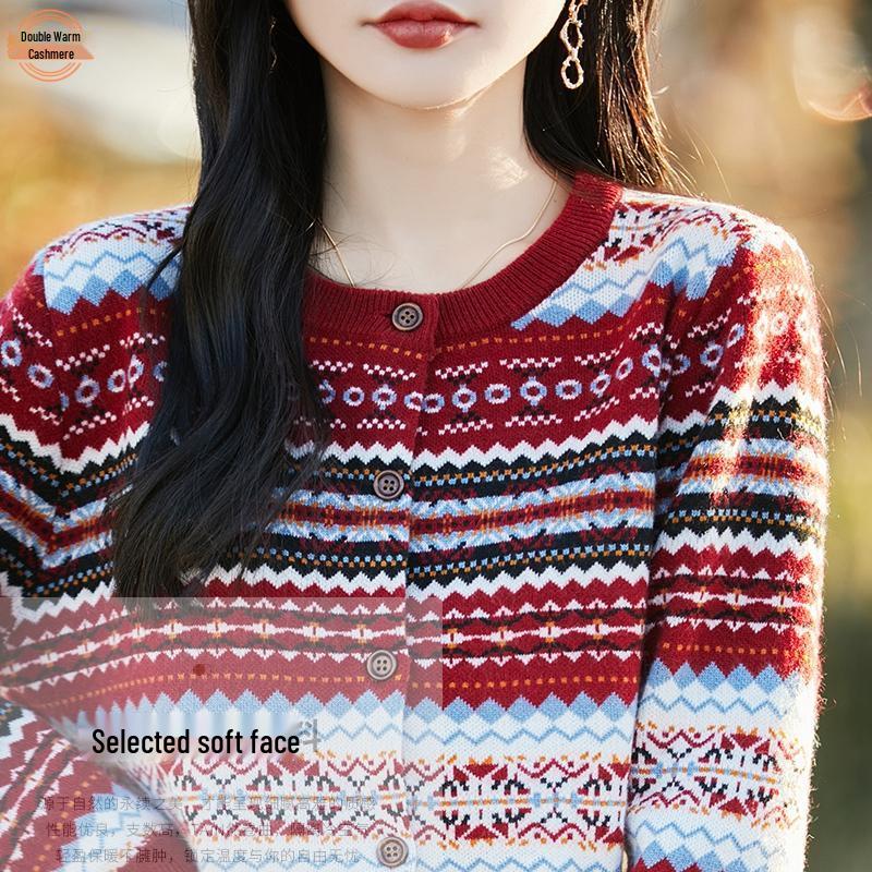 Women s Spring Color Block Striped Knit Wool Cardigan - Round Neck, Versatile, Loose, Slimming Sweater Coat M
Women s Spring Color Block Striped Knit Wool Cardigan - Round Neck, Versatile, Loose, Slimming Sweater Coat M