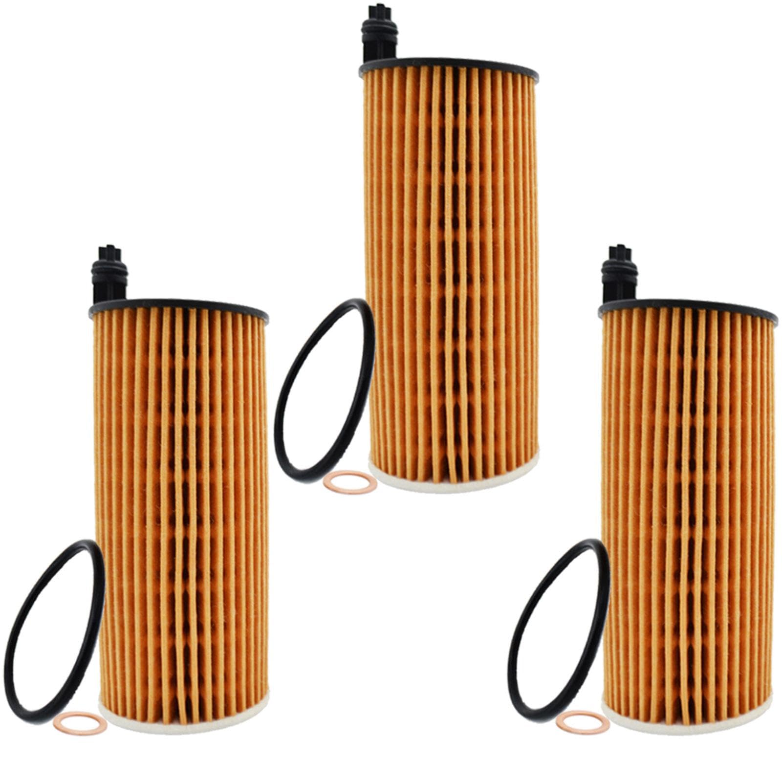 XUKEY Car Oil Filter Fits BMW 3 Series 5 Series 7 Series X1X5X6E90E91E92E93F10F18F11F01F02F03F04E84F15F85F16F86 OE: 11428507683 Set of 3
XUKEY Car Oil Filter Fits BMW 3 Series 5 Series 7 Series X1X5X6E90E91E92E93F10F18F11F01F02F03F04E84F15F85F16F86 OE: 11428507683 Set of 3