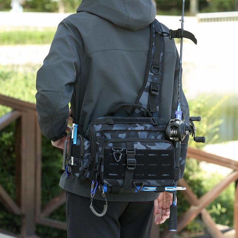 Camping Backpack Fishing Rod Lure Bag Outdoor Camouflage Crossbody Waist Pack Men Crossbody Shoulder Gear Storage Climbing Bag
Camping Backpack Fishing Rod Lure Bag Outdoor Camouflage Crossbody Waist Pack Men Crossbody Shoulder Gear Storage Climbing Bag