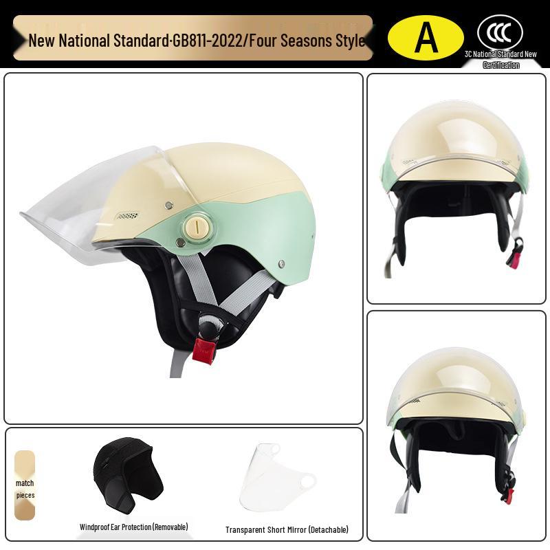 3c Patchwork All-Season Full Face Electric Motorcycle Helmet - Winter Warm, Men & Women Safety Gear
3c Patchwork All-Season Full Face Electric Motorcycle Helmet - Winter Warm, Men & Women Safety Gear