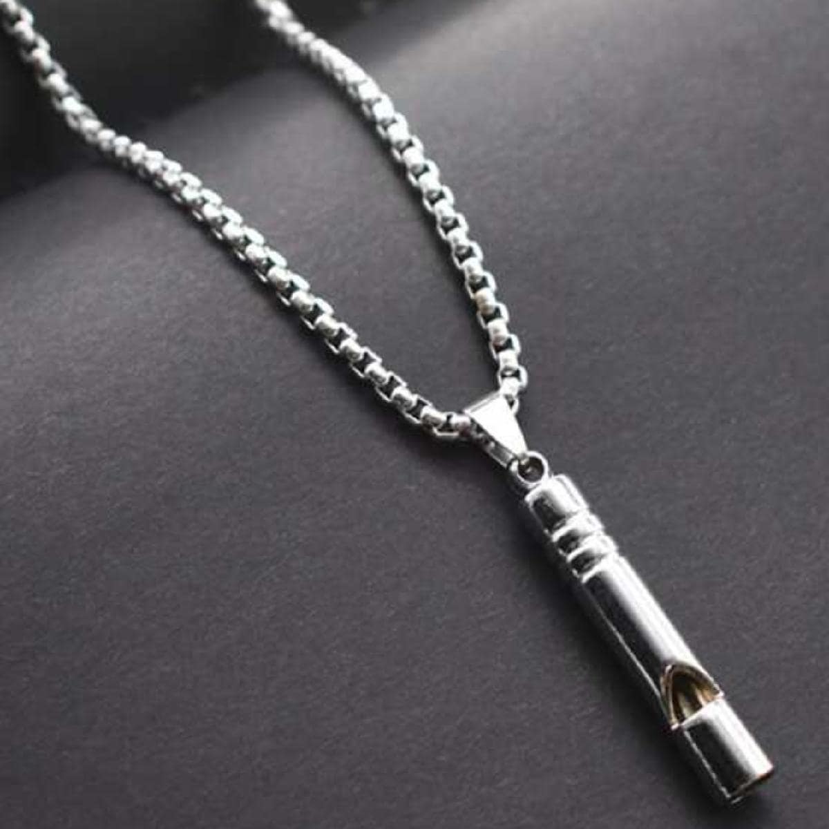 1pc Breathing Necklace Stainless Steel Necklace Increase Attention Whistle Necklace Anxiety Relief for Kids Adult
1pc Breathing Necklace Stainless Steel Necklace Increase Attention Whistle Necklace Anxiety Relief for Kids Adult