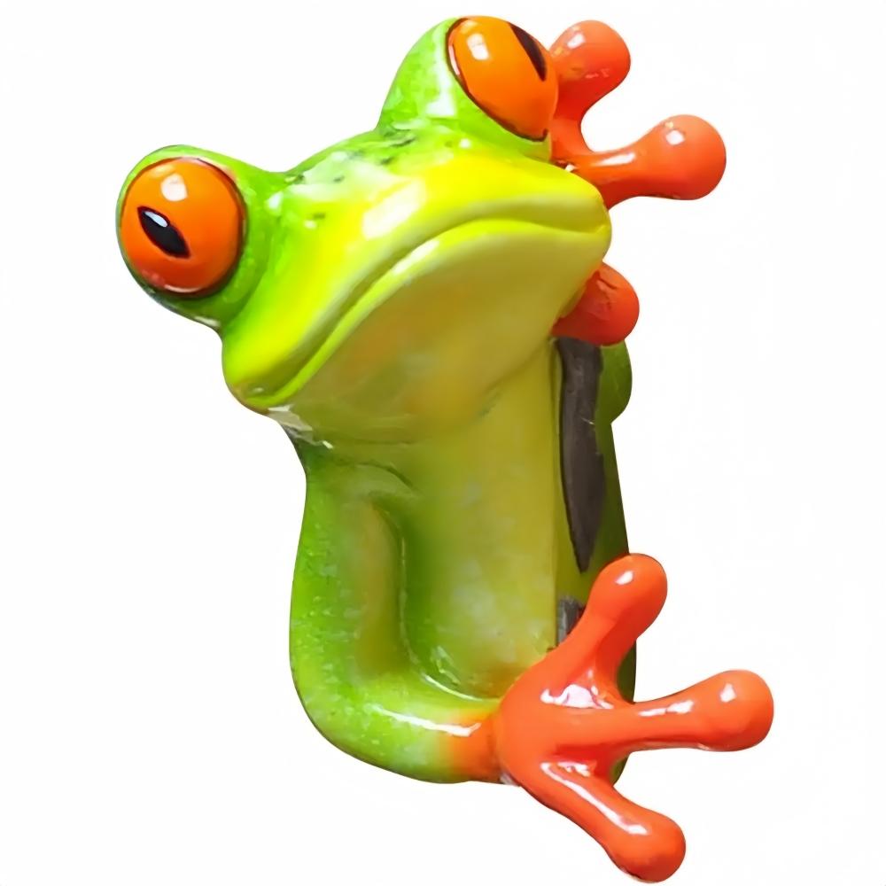 Creative 3D Frog Figurine Office Computer Decoration Car Decor Funny Peep Frog Statue Home TV Ornament Garden Bonsai Miniatures
Creative 3D Frog Figurine Office Computer Decoration Car Decor Funny Peep Frog Statue Home TV Ornament Garden Bonsai Miniatures