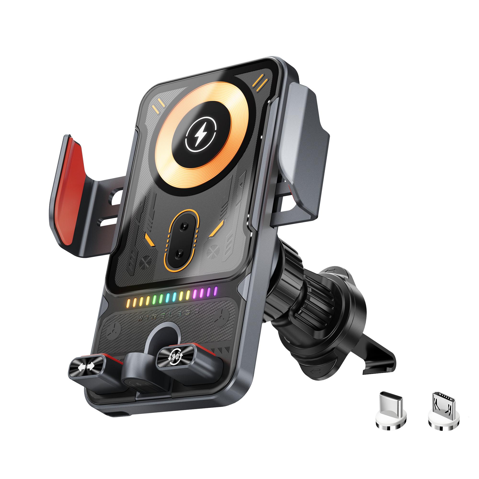 SD19 15W Magnetic Fast Charging Car Air Vent Mount Phone Holder 360 Degree Rotating Wireless Charger A
SD19 15W Magnetic Fast Charging Car Air Vent Mount Phone Holder 360 Degree Rotating Wireless Charger A