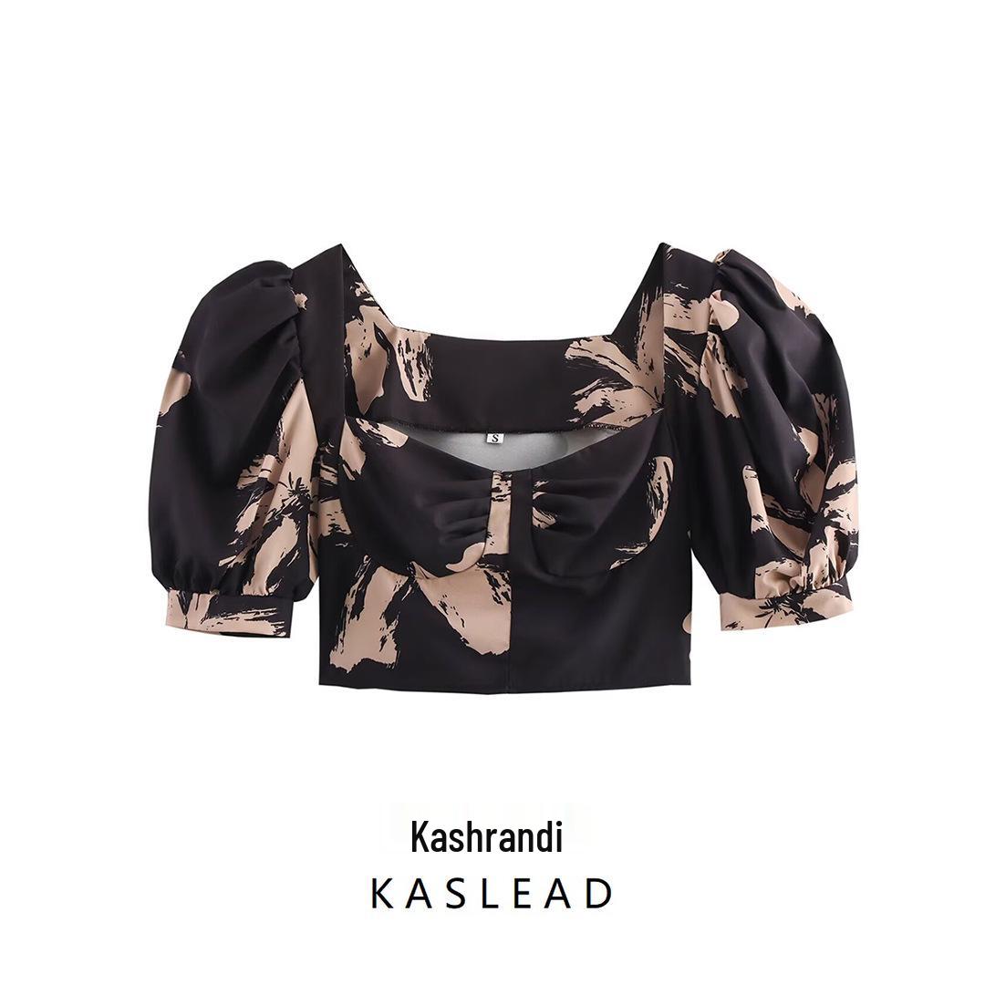 Spring 2025 Women s European & American Fashion Square Neck Bubble Sleeve Print Top S цветочный
Spring 2025 Women s European & American Fashion Square Neck Bubble Sleeve Print Top S цветочный