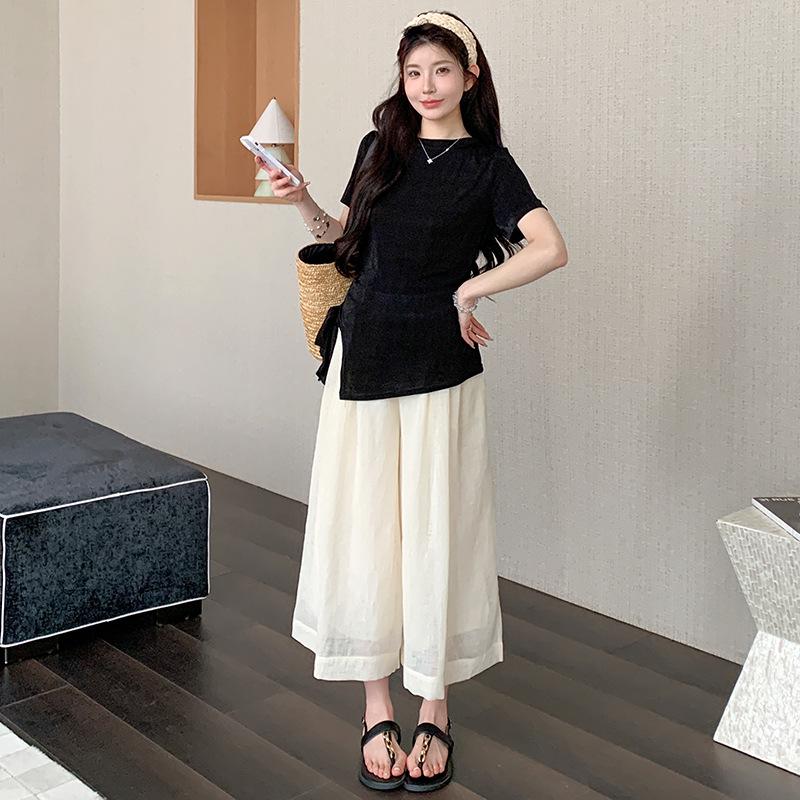 Korean Style Plus Size Short Sleeve Top & Casual Loose Pants Skirt for Pregnant Women (2026) XL
Korean Style Plus Size Short Sleeve Top & Casual Loose Pants Skirt for Pregnant Women (2026) XL