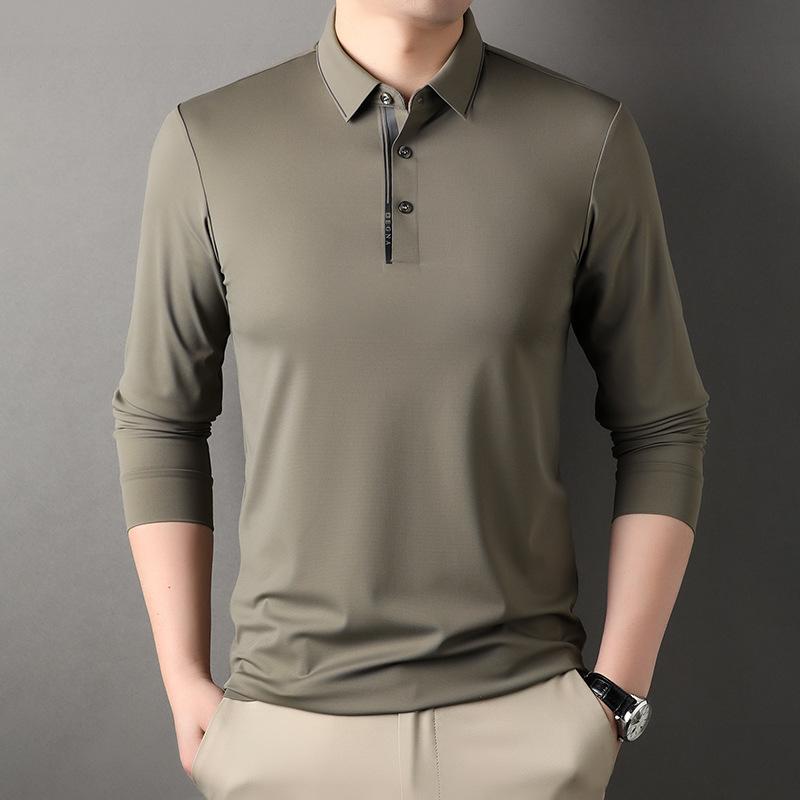 Рубашка поло из хлопка пике, мужская деловая, с длинными рукавами, весна и осень, новая свободная дышащая модная футболка с лацканами для мужчин XL
Рубашка поло из хлопка пике, мужская деловая, с длинными рукавами, весна и осень, новая свободная дышащая модная футболка с лацканами для мужчин XL