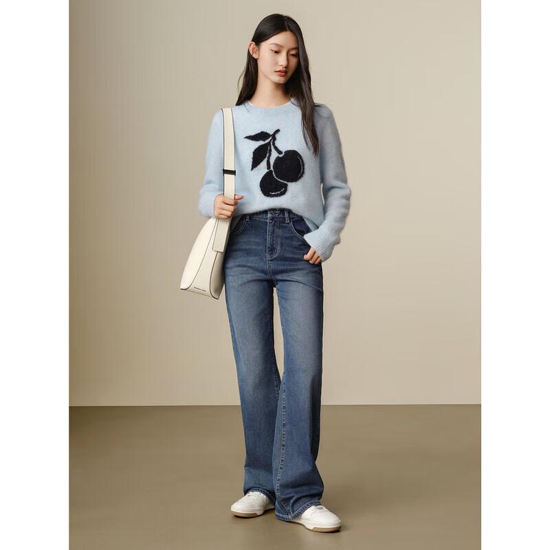 JUZUI ANNAKAU Women s 2024 Winter Washed Denim Fleece-Lined Straight-Leg Jeans L
JUZUI ANNAKAU Women s 2024 Winter Washed Denim Fleece-Lined Straight-Leg Jeans L