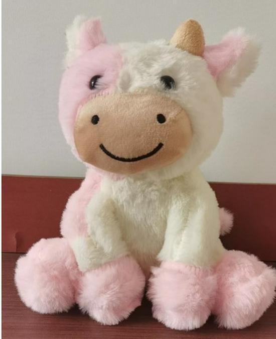 New Cow Plush Toy - Black & White, Multi-color, Mini Cute Doll 22 cm
New Cow Plush Toy - Black & White, Multi-color, Mini Cute Doll 22 cm