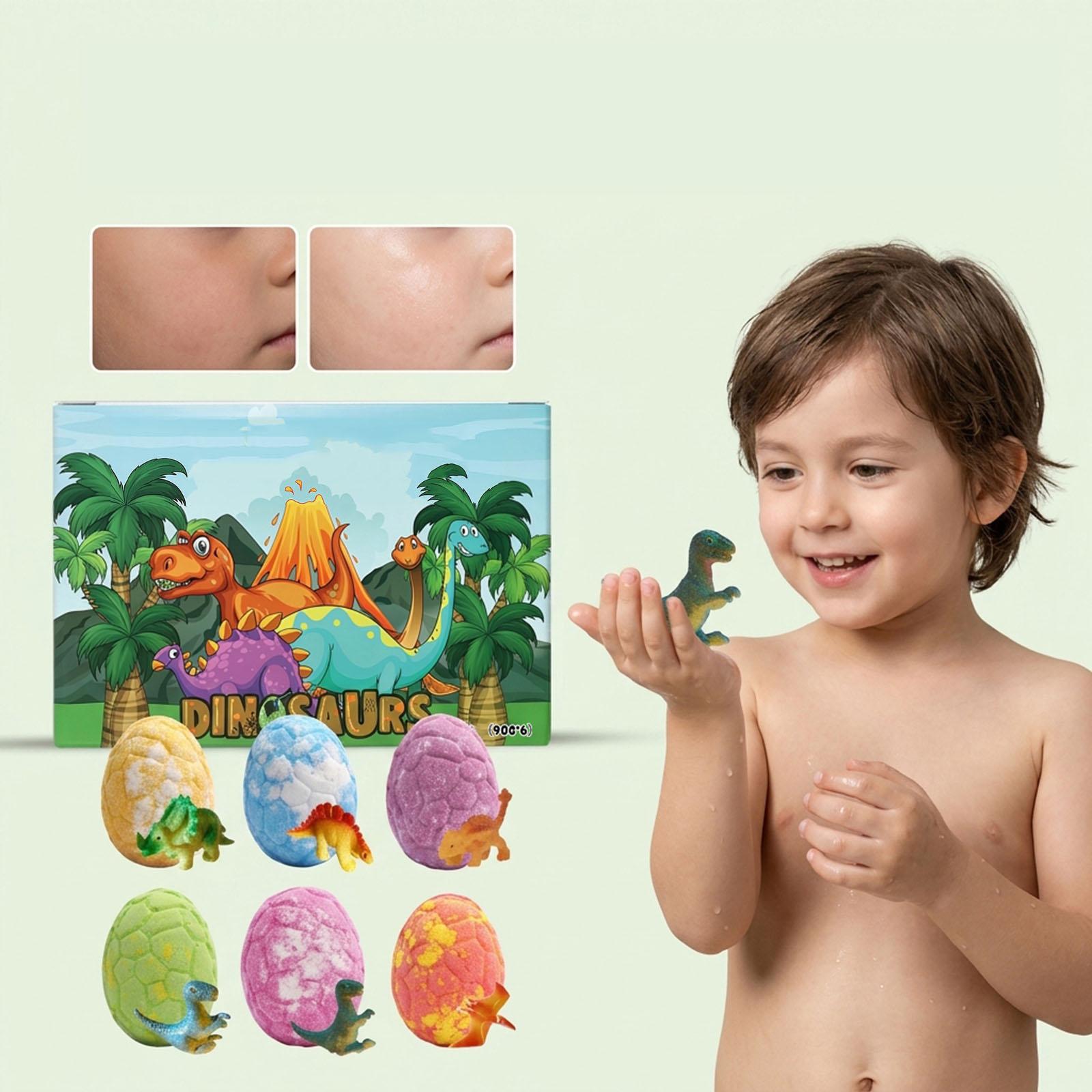 Dinosaurs Bath Bomb Set for Kids with Six Dinosaur Egg Shapes Fun Bath Fizzy Toys for Children Safe Skin Friendly Ingredients One Size
Dinosaurs Bath Bomb Set for Kids with Six Dinosaur Egg Shapes Fun Bath Fizzy Toys for Children Safe Skin Friendly Ingredients One Size