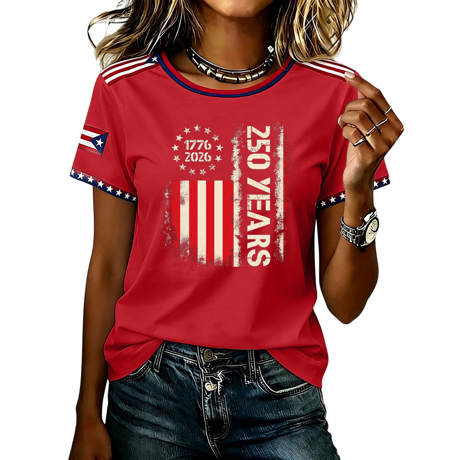 Unisex Casual Short Sleeve Graphic T Shirt with 250 Years Print Crew Neck Top Comfortable Relaxed Fit for Everyday Wear XL червоний
Unisex Casual Short Sleeve Graphic T Shirt with 250 Years Print Crew Neck Top Comfortable Relaxed Fit for Everyday Wear XL червоний