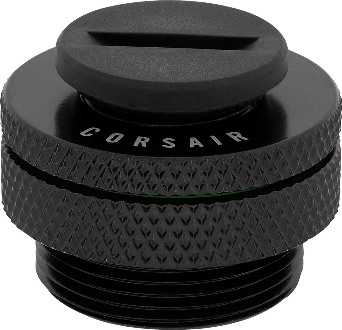 Corsair Hydro XF Fill Port BSPP Port Solid Brass Durable Threaded Locking Collar with Stopper Black X-Series (G1/4 Threads, Finish, G1/4 Plug) чорний
Corsair Hydro XF Fill Port BSPP Port Solid Brass Durable Threaded Locking Collar with Stopper Black X-Series (G1/4 Threads, Finish, G1/4 Plug) чорний