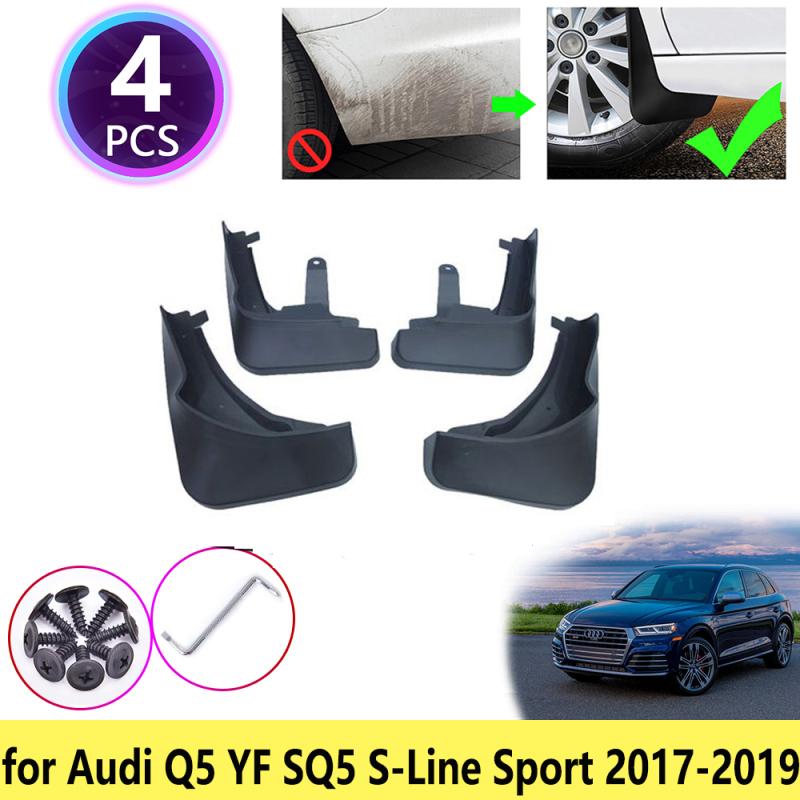 4 шт./компл. для Q5 YF SQ5 S-Line Sport 2017 2018 2019, брызговики, брызговики, аксессуары для задних колес
4 шт./компл. для Q5 YF SQ5 S-Line Sport 2017 2018 2019, брызговики, брызговики, аксессуары для задних колес
