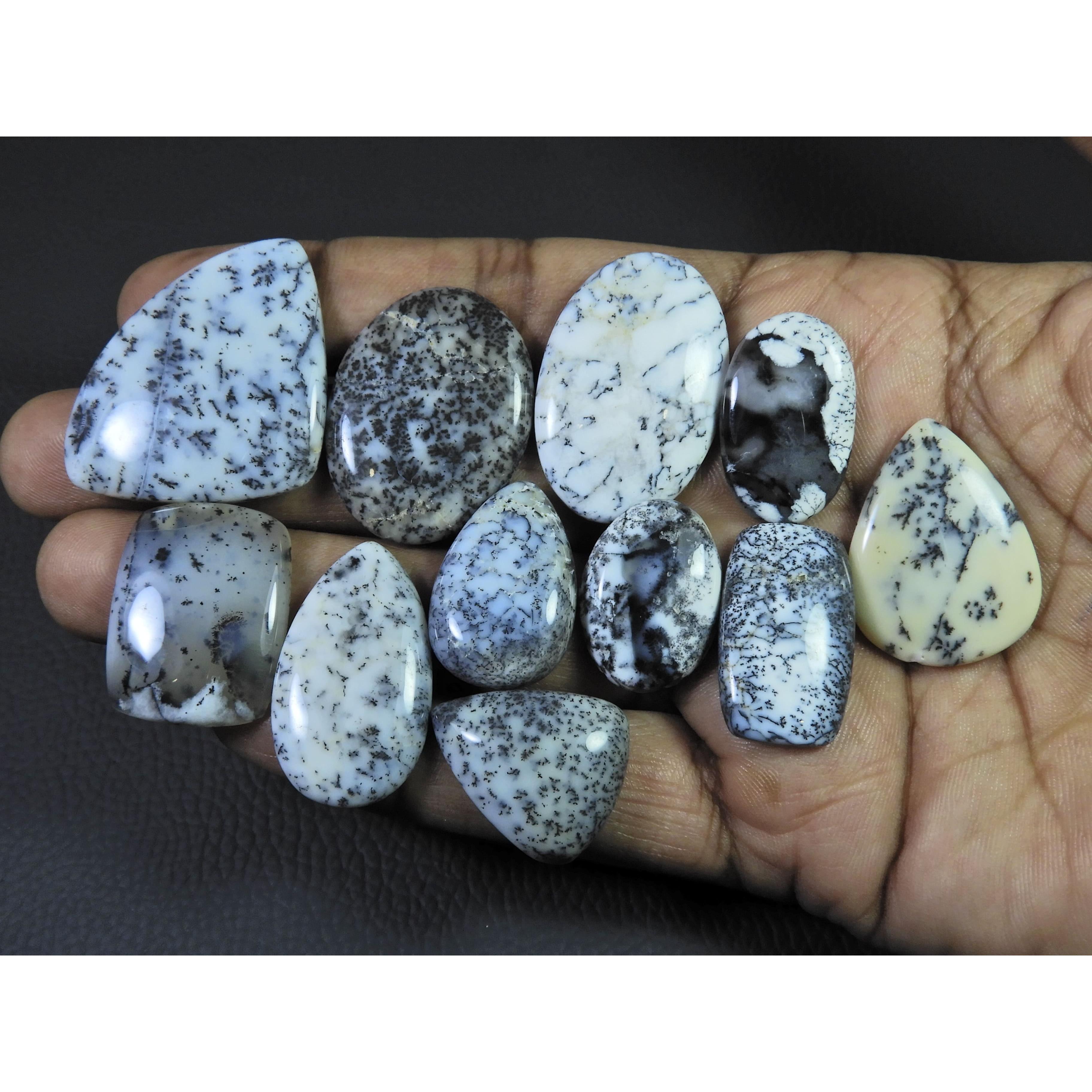 11Pcs Natural Dendrite Opal Mix Shape Cabochon Loose Gemstone Lot 233cts. C-581
11Pcs Natural Dendrite Opal Mix Shape Cabochon Loose Gemstone Lot 233cts. C-581