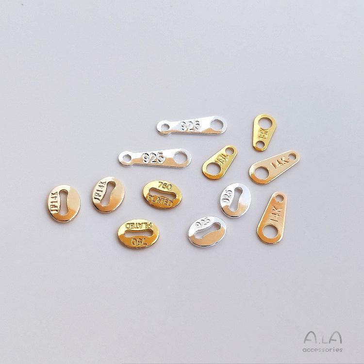 Color-Preserving Gold-Filled Silver Engraved Tag Pendant & 8-Shaped Jewelry Connector for DIY
Color-Preserving Gold-Filled Silver Engraved Tag Pendant & 8-Shaped Jewelry Connector for DIY