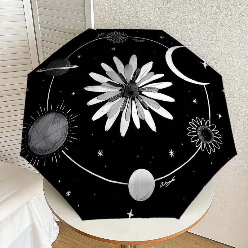 1pc Flower Moon Celestial Pattern Umbrella with Plastic Handle,Suitable for All Seasons Home Travel Outdoor UmbrellaDD428
1pc Flower Moon Celestial Pattern Umbrella with Plastic Handle,Suitable for All Seasons Home Travel Outdoor UmbrellaDD428