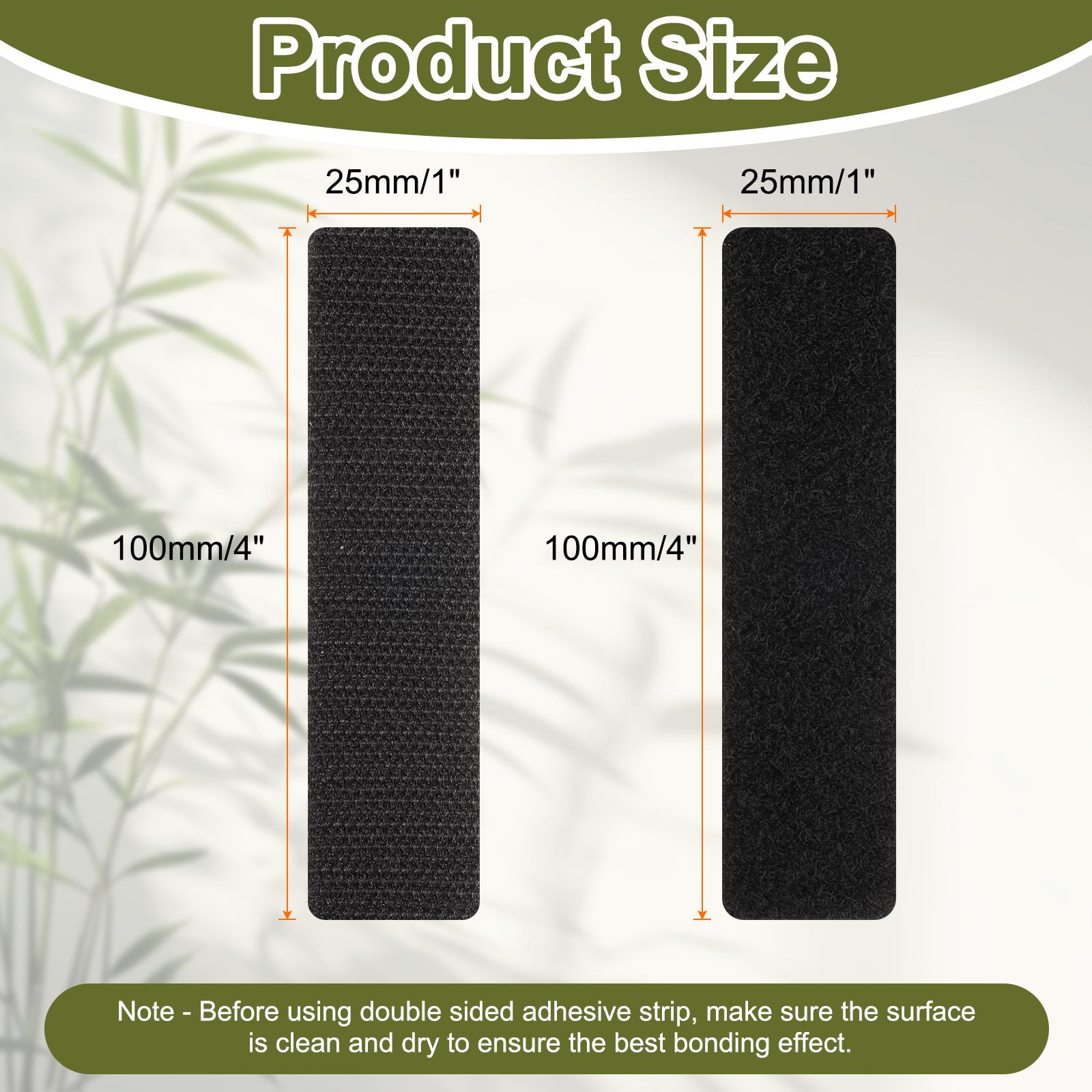 Strong Self-Adhesive Hook and Loop Fastener Tape Rectangle Nylon Sticker Adhesive Tape For Home Office Car DIY Craft Black black
Strong Self-Adhesive Hook and Loop Fastener Tape Rectangle Nylon Sticker Adhesive Tape For Home Office Car DIY Craft Black black