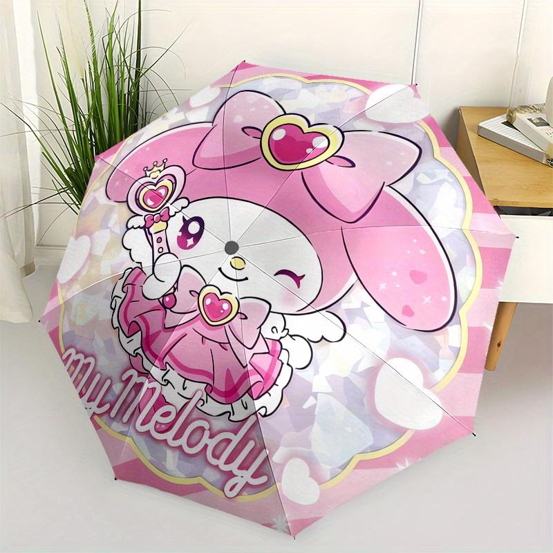 My Melody,Pink Bow Automatic Folding Umbrella Simple 8 Rib Design, Bright Cartoon Pattern, Durable Iron Frame, Suitable For Travel, Outdoor,
My Melody,Pink Bow Automatic Folding Umbrella Simple 8 Rib Design, Bright Cartoon Pattern, Durable Iron Frame, Suitable For Travel, Outdoor,