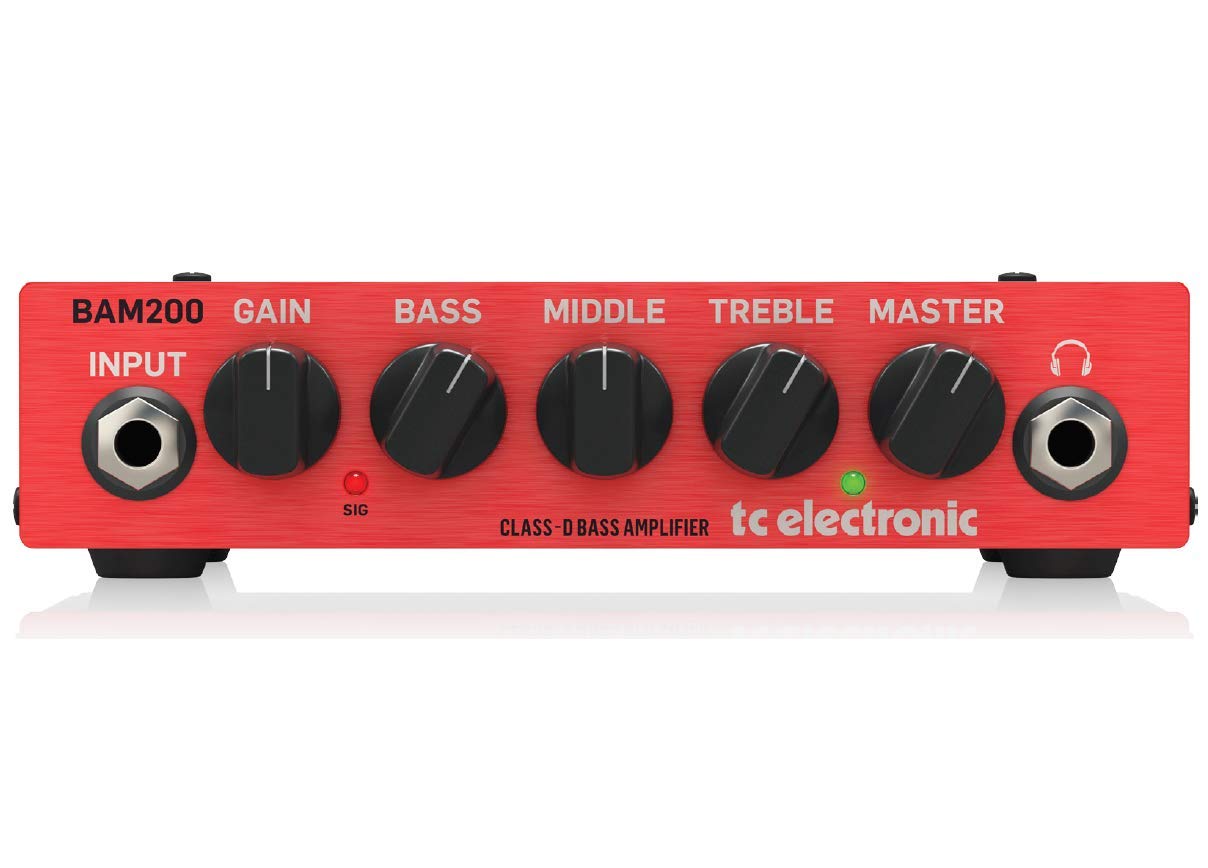 TC Electronic Bass Amplifier Head 200W Simple Control Compact Size Headphone Out with Speaker Simulation BAM200 Red
TC Electronic Bass Amplifier Head 200W Simple Control Compact Size Headphone Out with Speaker Simulation BAM200 Red