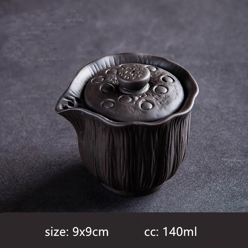 140ml Authentic Purple Clay Teapot Gaiwan Anti-hot Portable Tea Set Handmade Filter Beauty Tea Infuser Custom Tea Ceremony Gifts 9X9CM 140ML
140ml Authentic Purple Clay Teapot Gaiwan Anti-hot Portable Tea Set Handmade Filter Beauty Tea Infuser Custom Tea Ceremony Gifts 9X9CM 140ML