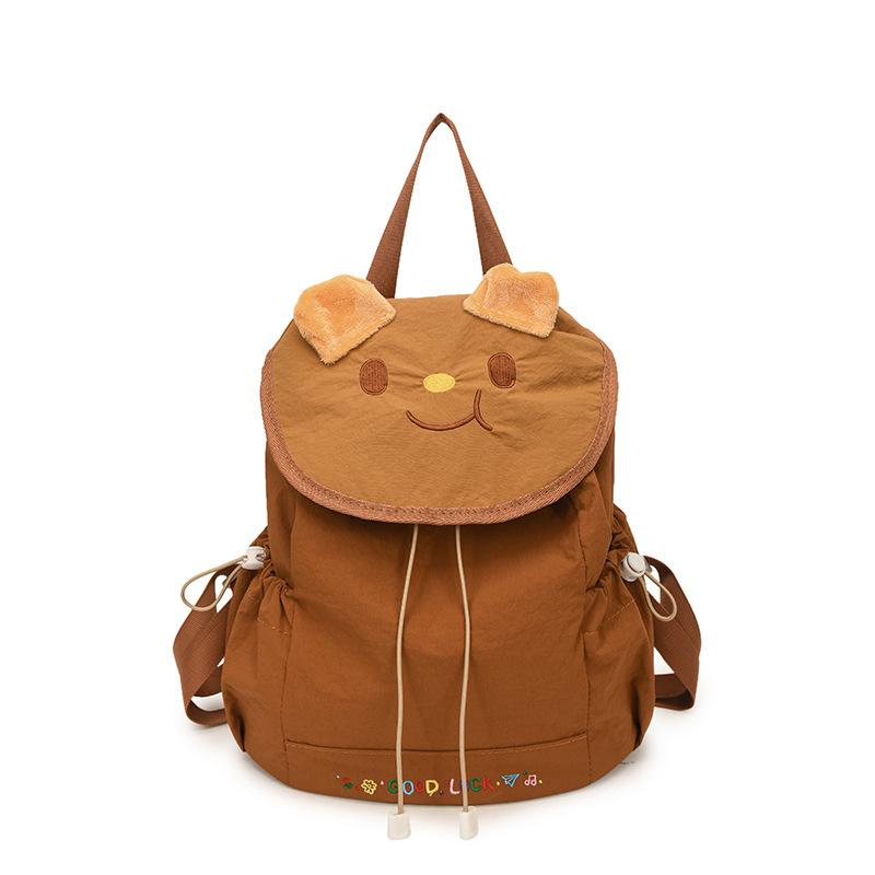 Korean version cute cat backpack light casual and versatile girl commuter cartoon light luxury student children s schoolbag темно-коричневого кольору
Korean version cute cat backpack light casual and versatile girl commuter cartoon light luxury student children s schoolbag темно-коричневого кольору