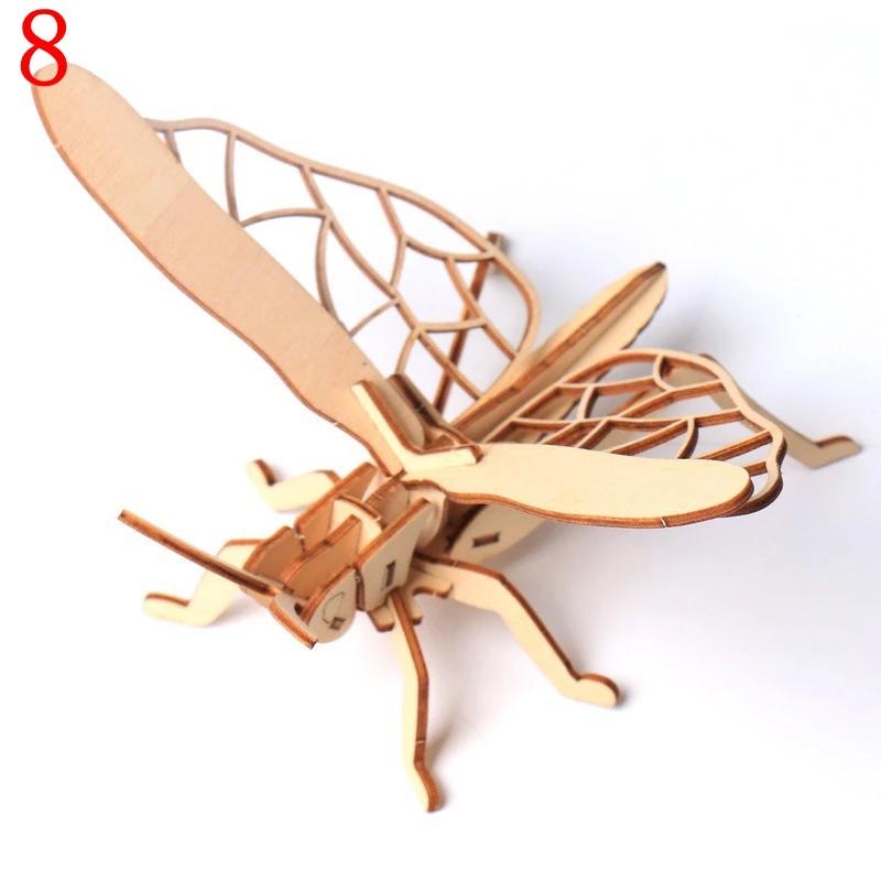 Baby Toy 3D Wooden Puzzle Insect Animal Handmade Educational Assembly Toy Gift for Children Home Decorations
Baby Toy 3D Wooden Puzzle Insect Animal Handmade Educational Assembly Toy Gift for Children Home Decorations