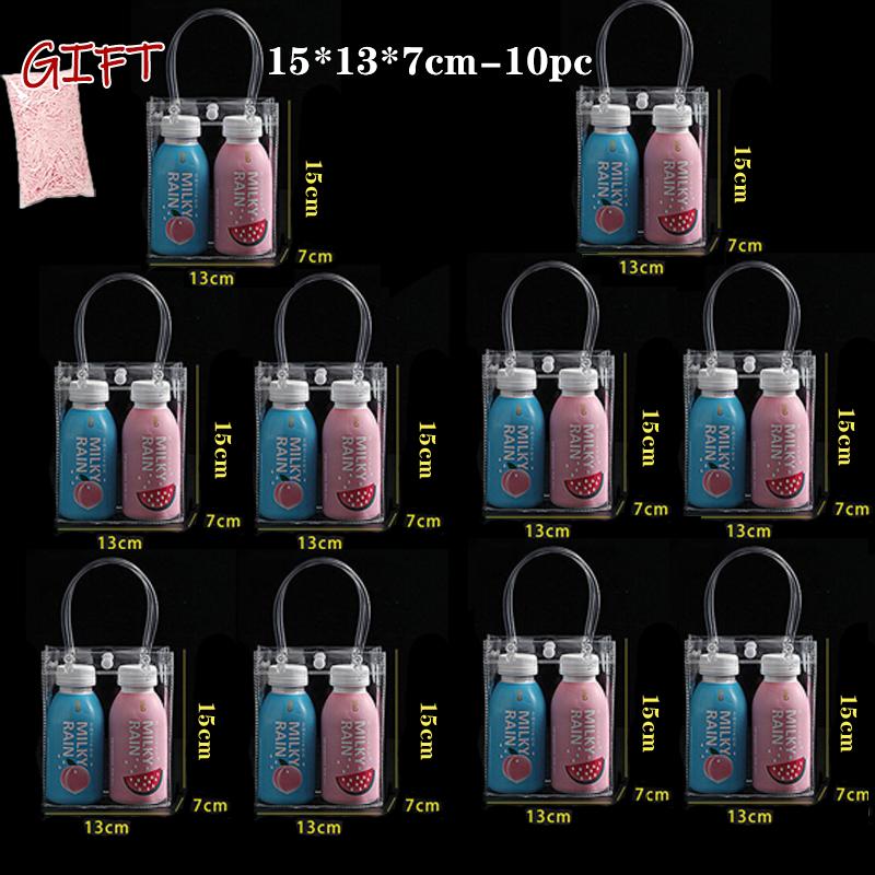 10/20/30/50/100pcsTransparent Soft PVC Gift Bags Packaging Tote Bags with Button Hand Loop Clear Plastic Handbag Cosmetic Bag 10 Pcs
10/20/30/50/100pcsTransparent Soft PVC Gift Bags Packaging Tote Bags with Button Hand Loop Clear Plastic Handbag Cosmetic Bag 10 Pcs