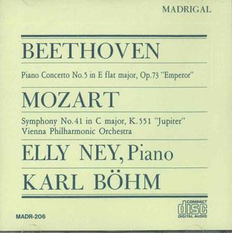 CD KARL BOHM, ELLY NEY - Beethoven Piano Concerto No.5 In E MADR206 MADRIGAL Japan Classical Used
CD KARL BOHM, ELLY NEY - Beethoven Piano Concerto No.5 In E MADR206 MADRIGAL Japan Classical Used