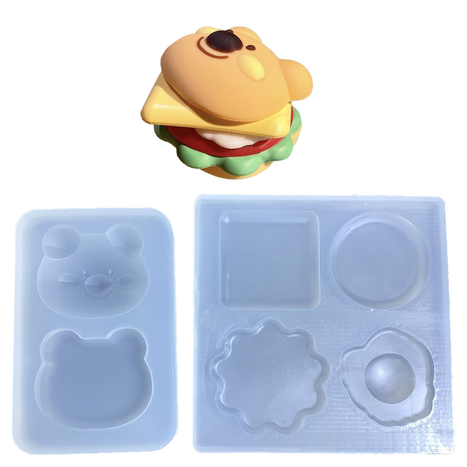 Silicone Craft Molds Food Grade Hamburger Shaped Silicone Clay Molds Silicone Material Perfect for DIY Crafts and Baking
Silicone Craft Molds Food Grade Hamburger Shaped Silicone Clay Molds Silicone Material Perfect for DIY Crafts and Baking