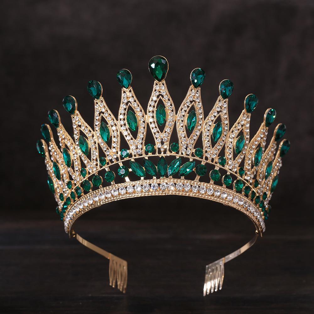 DIEZI 8 Colors Baroque Bridal AB Crystal Tiara Crown For Women Girls Wedding Party Queen Rhinestone Crown Hair Dress Accessories
DIEZI 8 Colors Baroque Bridal AB Crystal Tiara Crown For Women Girls Wedding Party Queen Rhinestone Crown Hair Dress Accessories