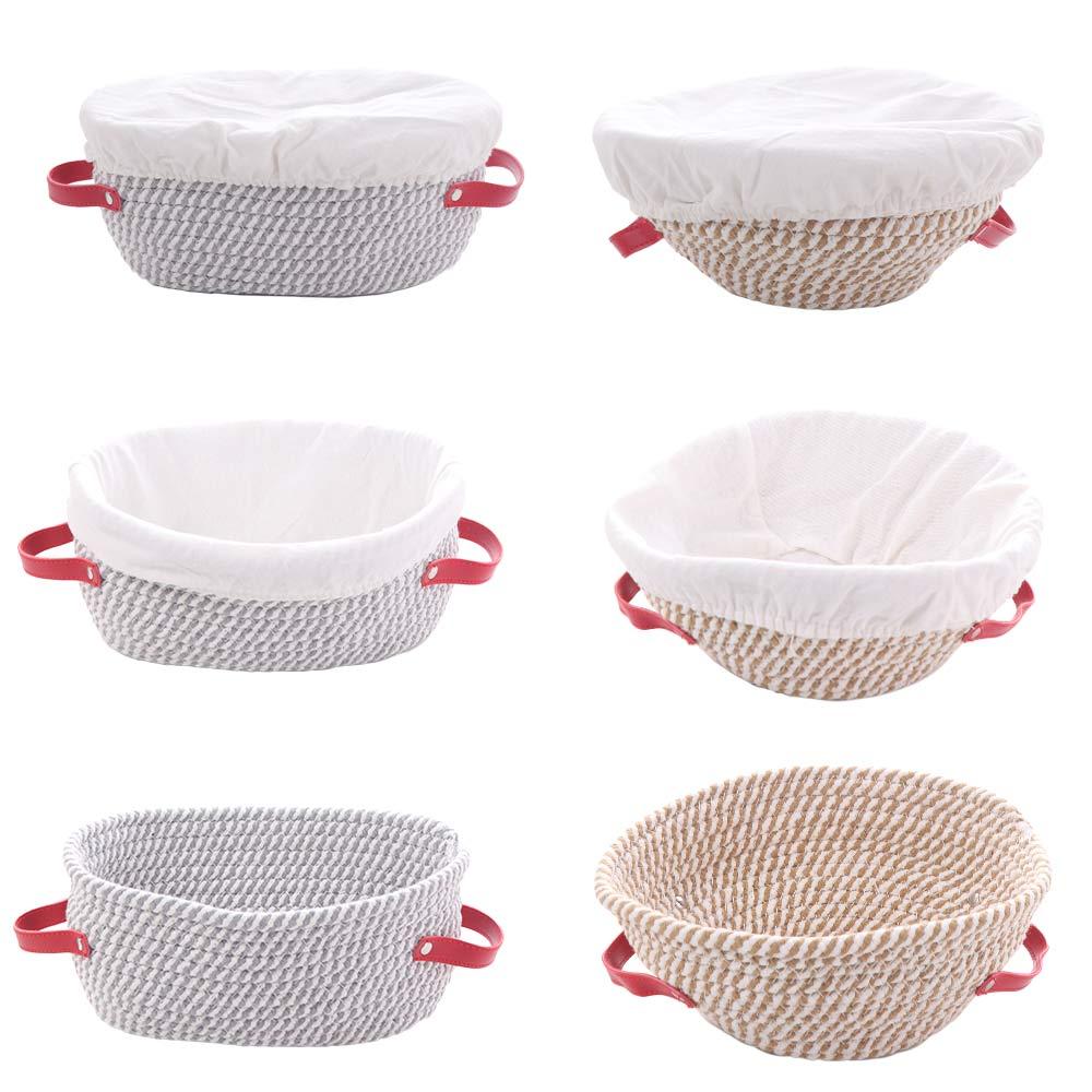 with Liner Cover Bread Proofing Basket Oval/Round Bread Cloth Bag Dough Rising Style 1
with Liner Cover Bread Proofing Basket Oval/Round Bread Cloth Bag Dough Rising Style 1