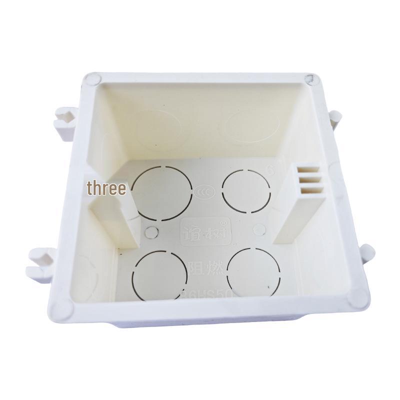 Flame Retardant PVC Electrical Junction Box, Type 86 - Waterproof, Pre-embedded, and Concealed for Home Décor.
Flame Retardant PVC Electrical Junction Box, Type 86 - Waterproof, Pre-embedded, and Concealed for Home Décor.