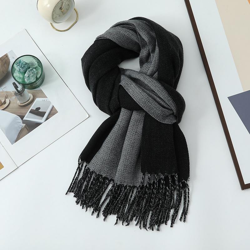 Double-sided Two-color Scarf for Women Autumn and Winter High End New Wool Scarf Shawl Imitation Cashmere Scarf 200*70CM
Double-sided Two-color Scarf for Women Autumn and Winter High End New Wool Scarf Shawl Imitation Cashmere Scarf 200*70CM