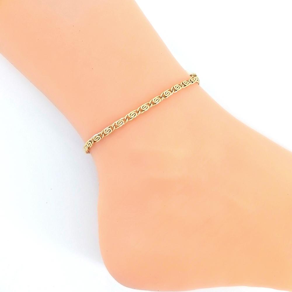 Gold Plated Anklet Paper Clip Charms Stainless Steel Ankle Jewelry 23-28cm High Polished 9-11 Waterproof срібний
Gold Plated Anklet Paper Clip Charms Stainless Steel Ankle Jewelry 23-28cm High Polished 9-11 Waterproof срібний