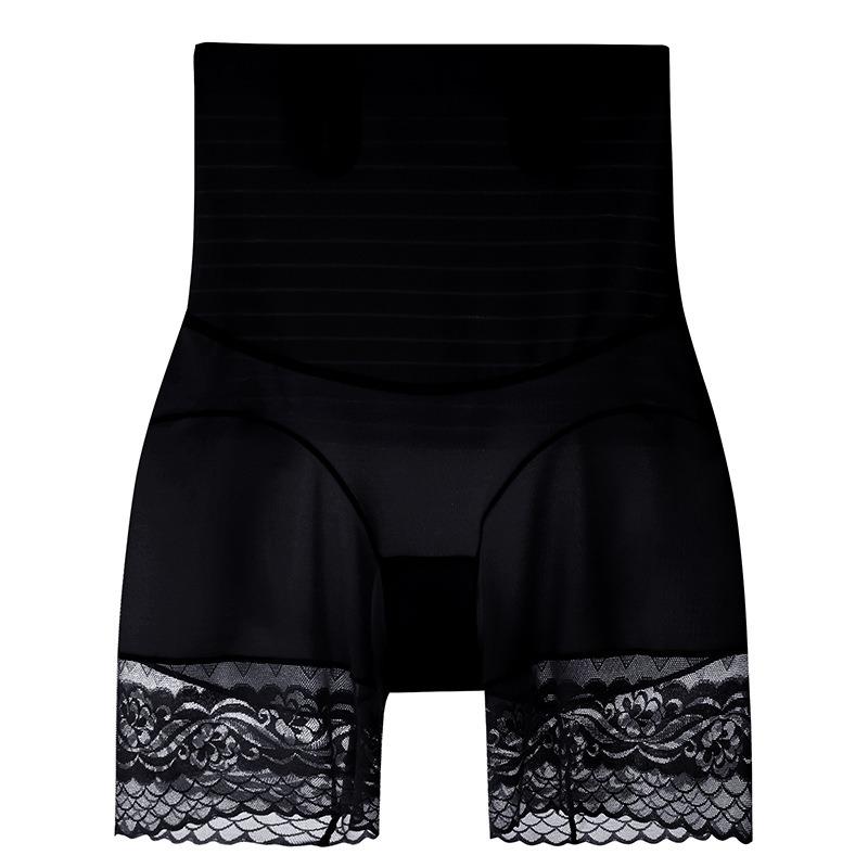 Women High Waist Striped Abdomen Control Lace Hem Butt Lifting Anti Slip Shape Safety Shorts M чёрный
Women High Waist Striped Abdomen Control Lace Hem Butt Lifting Anti Slip Shape Safety Shorts M чёрный