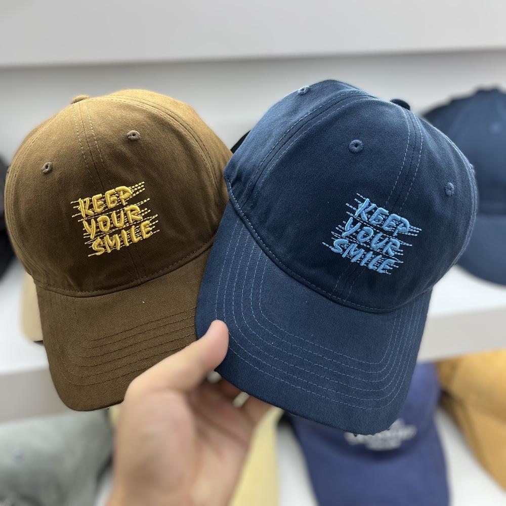 New High quality Pure Cotton Baseball Cap for Female Student Couples Bent Brim Sports Hat Korean Style Versatile Baseball Cap for Men M(56-58cm)
New High quality Pure Cotton Baseball Cap for Female Student Couples Bent Brim Sports Hat Korean Style Versatile Baseball Cap for Men M(56-58cm)