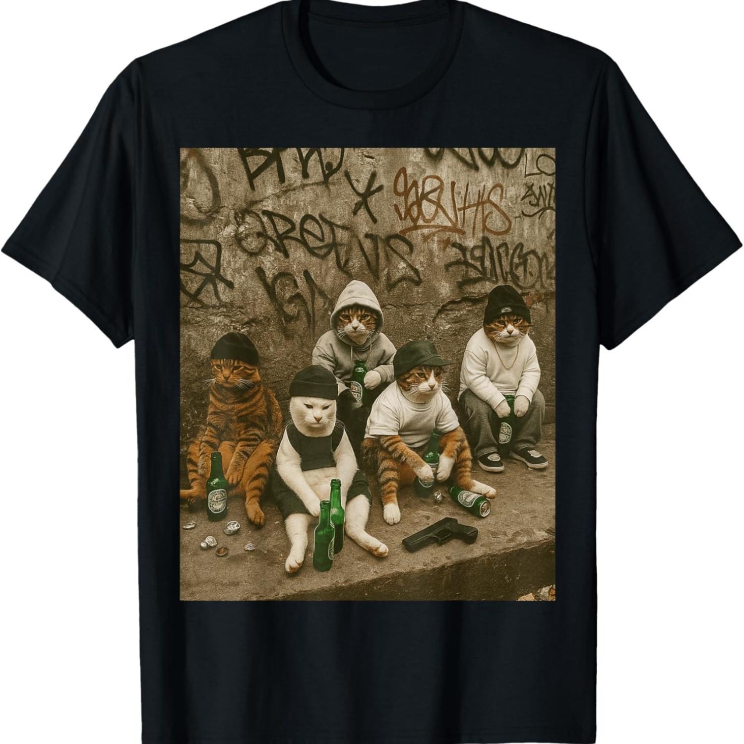 Funny Cat Lovers Meme Vintage Urban Street Cats Gang T-Shirt S чёрный
Funny Cat Lovers Meme Vintage Urban Street Cats Gang T-Shirt S чёрный