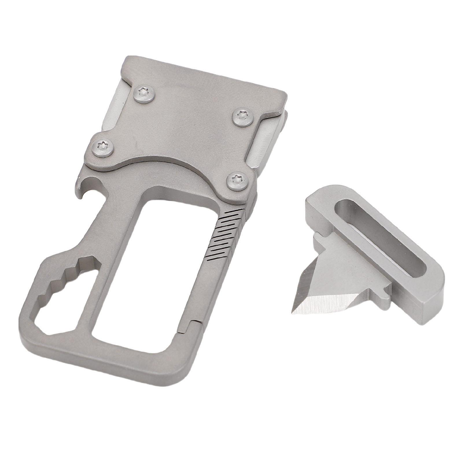 Multifunctional Car Keychain with 2 Rings Ti Alloy Men Waist Hanging Keychain Buckle for Office Outdoor Home
Multifunctional Car Keychain with 2 Rings Ti Alloy Men Waist Hanging Keychain Buckle for Office Outdoor Home
