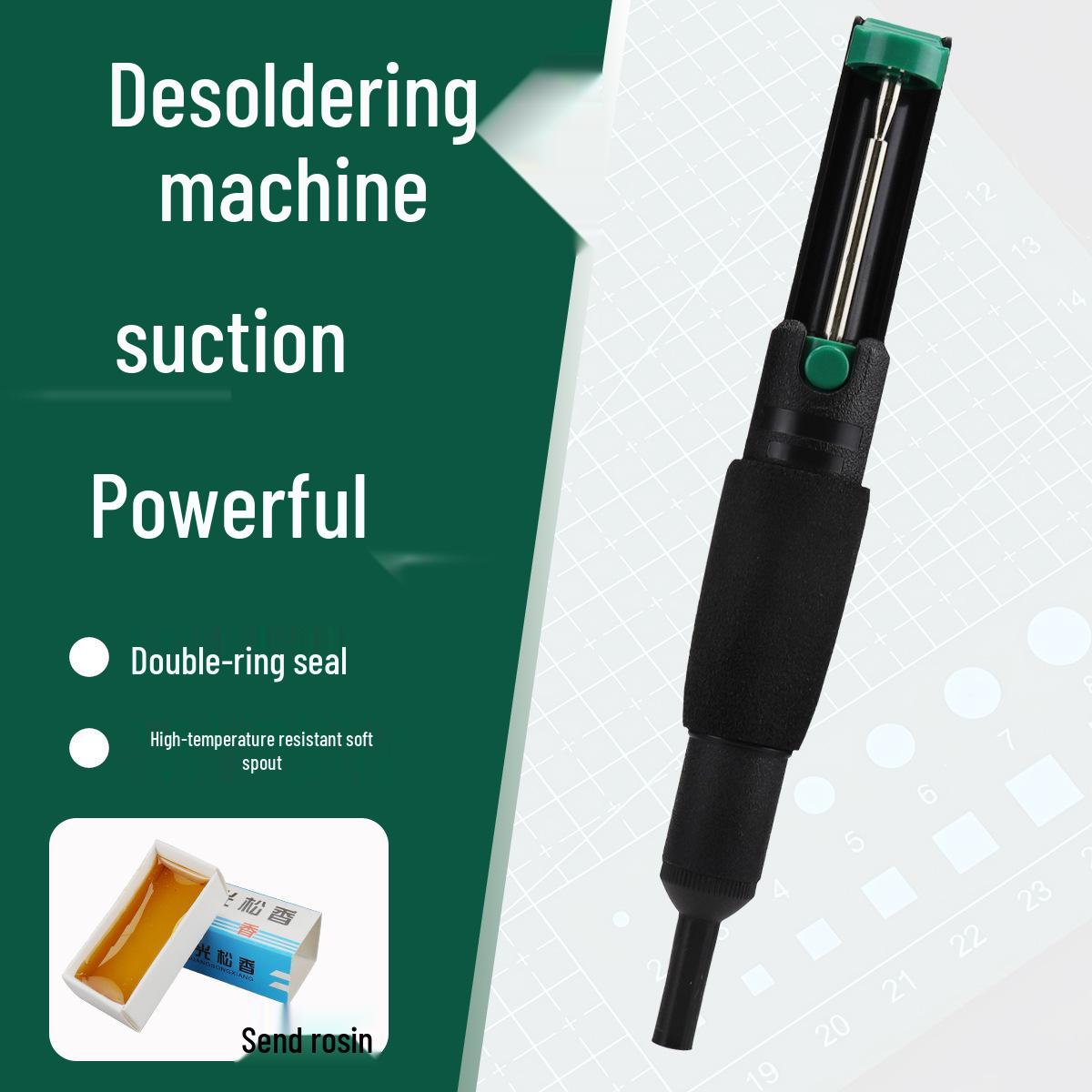 High-Performance Desoldering Pump & Iron with Silicone Tip for Home Repairs
High-Performance Desoldering Pump & Iron with Silicone Tip for Home Repairs