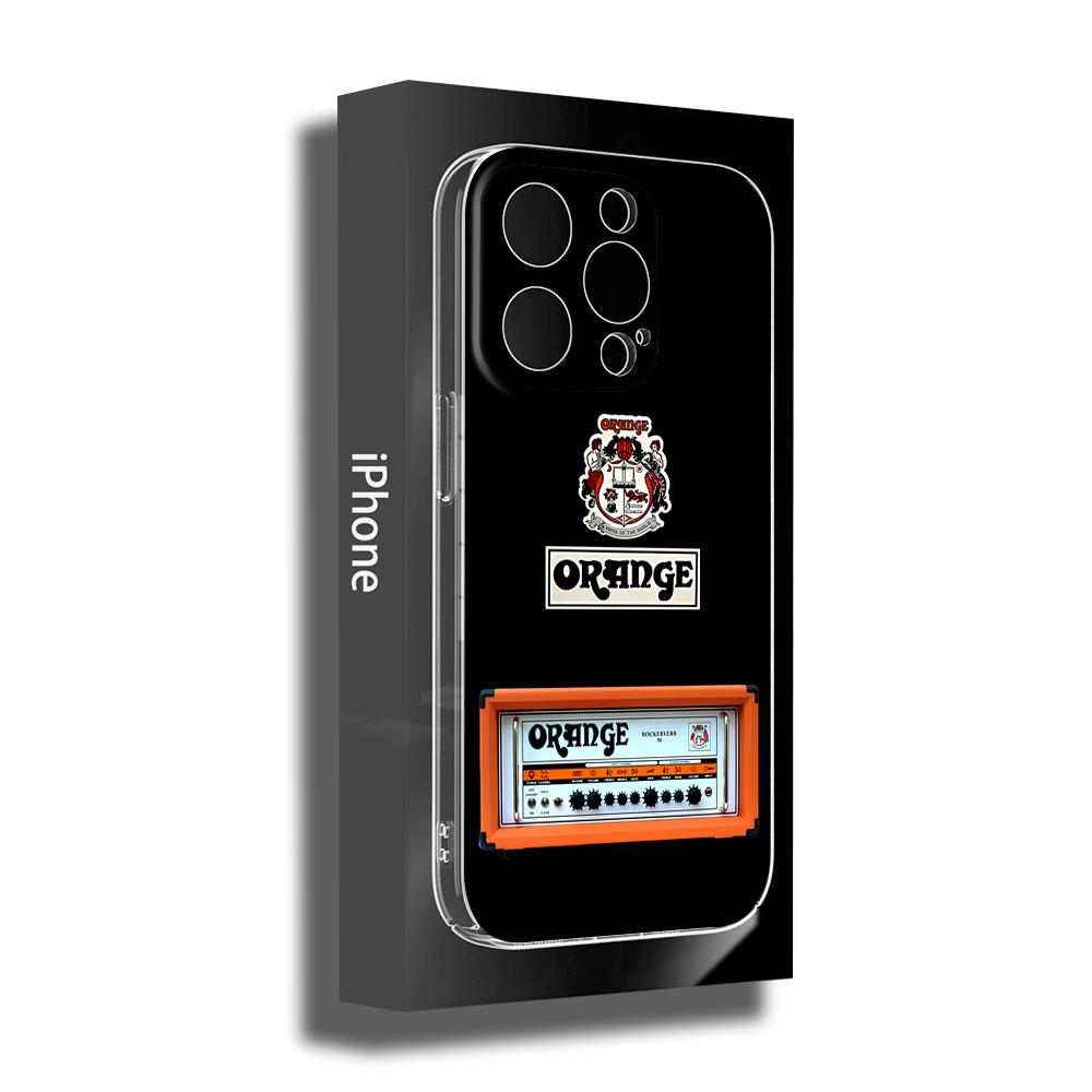 ДЛЯ IPhone 14 оранжевый гитарный усилитель чехол для телефона ДЛЯ IPhone 14 11 12 Pro 8 7 Plus X Pro MAX 12 13 MINI XR XS 13 14 чехлы силиконовые iphone 14