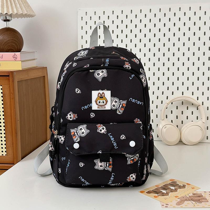 Schoolbag Cartoon backpack for women s senior sense 2025 new large-capacity junior high school students cute Small чёрный
Schoolbag Cartoon backpack for women s senior sense 2025 new large-capacity junior high school students cute Small чёрный