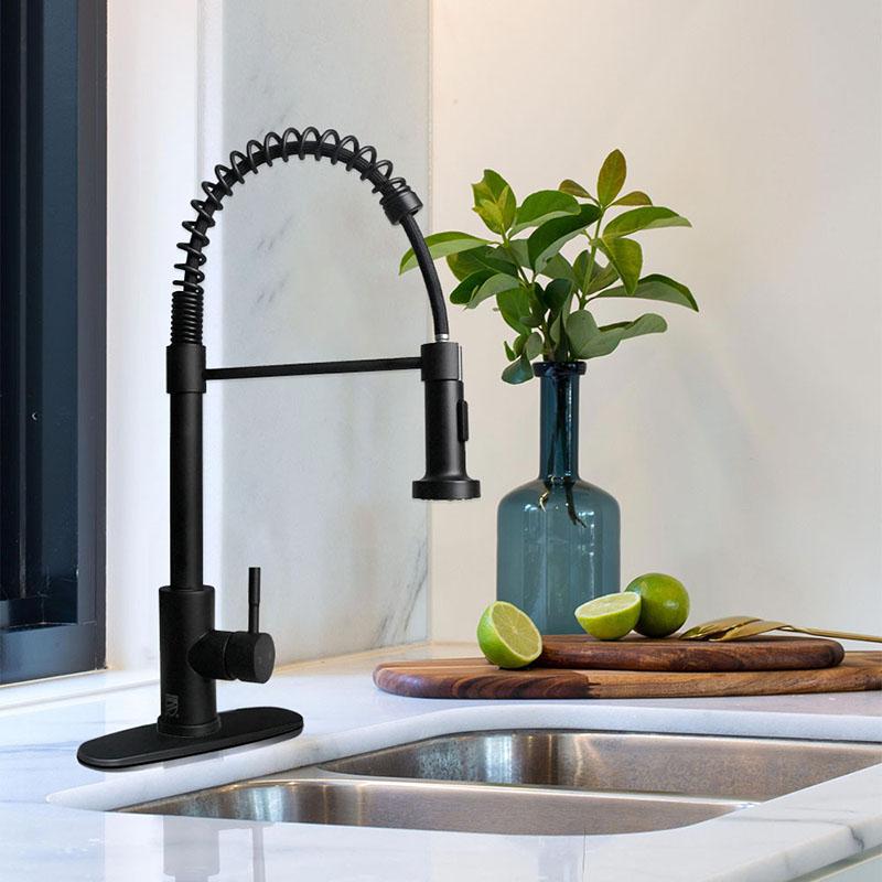 Nickel/Black 304 Stainless Steel Pull-out Kitchen Sink Faucet Deck Mounted 360° Rotation Stream Sprayer Nozzle Kitchen Sink Tap
Nickel/Black 304 Stainless Steel Pull-out Kitchen Sink Faucet Deck Mounted 360° Rotation Stream Sprayer Nozzle Kitchen Sink Tap