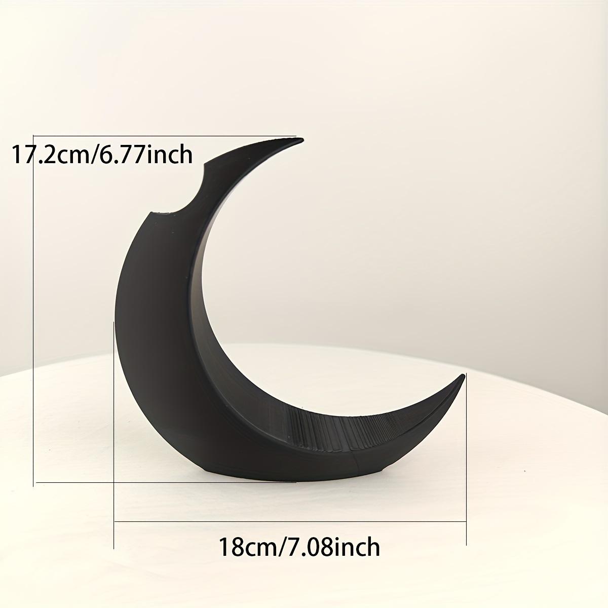 Moon Vase Creative Bedroom Living Room Desktop Decoration Flower Arrangement Decoration New Chinese Vase Graduation Season Gift чорний
Moon Vase Creative Bedroom Living Room Desktop Decoration Flower Arrangement Decoration New Chinese Vase Graduation Season Gift чорний